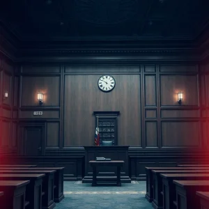 Courtroom scene related to drug trafficking case in Asheville.