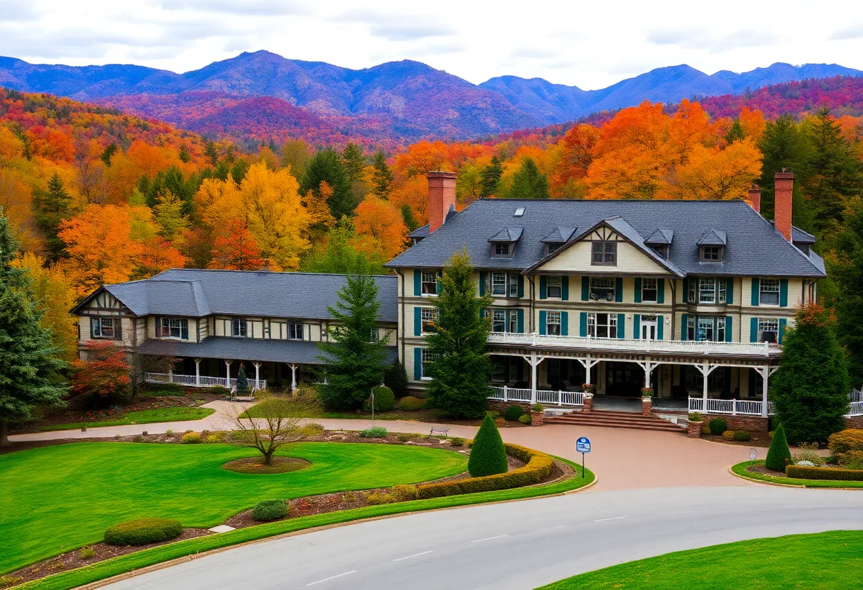 Historic Grove Park Inn in Asheville, North Carolina