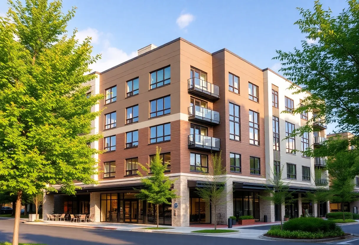 The Lofts at Reynolds Village, a multifamily residential complex in Asheville, NC
