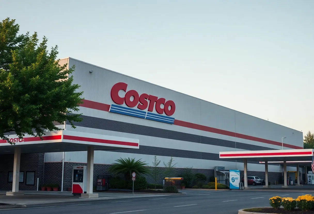 Proposed Costco warehouse in Asheville near Enka Clock Tower