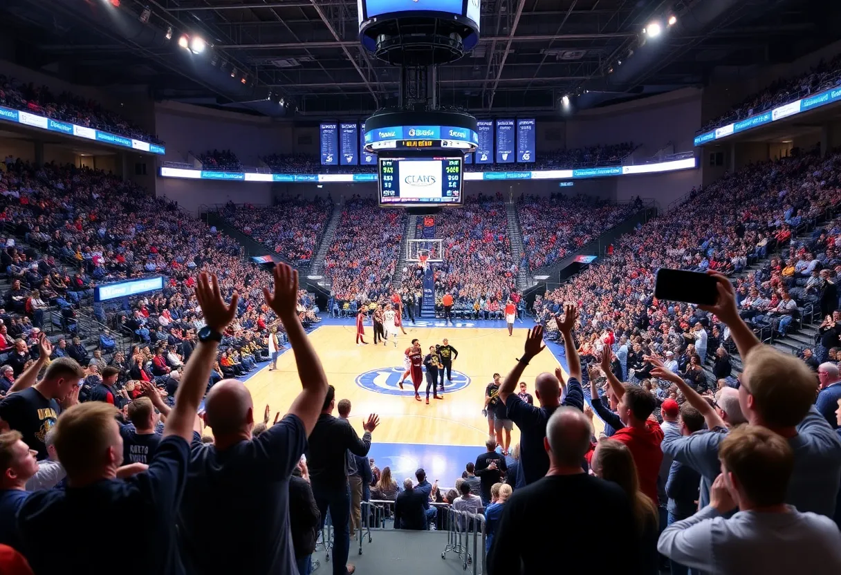 UNC Asheville Bulldogs basketball game at Harrah's Cherokee Center