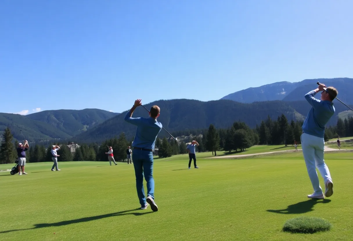 UNC Asheville women's golf team competing at Red Sky Classic