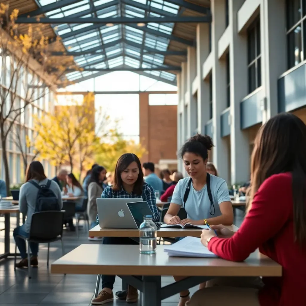 Students at UNCA engaged in studies after receiving resilience grants
