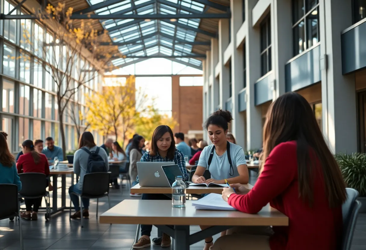 Students at UNCA engaged in studies after receiving resilience grants