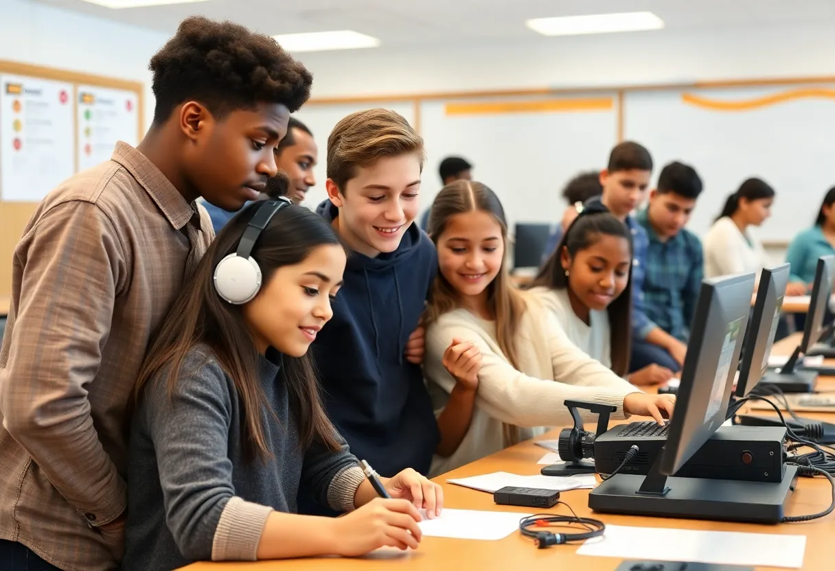 Students engaged in career and technical education activities