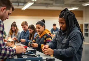 Students participating in career technical education programs in Buncombe County