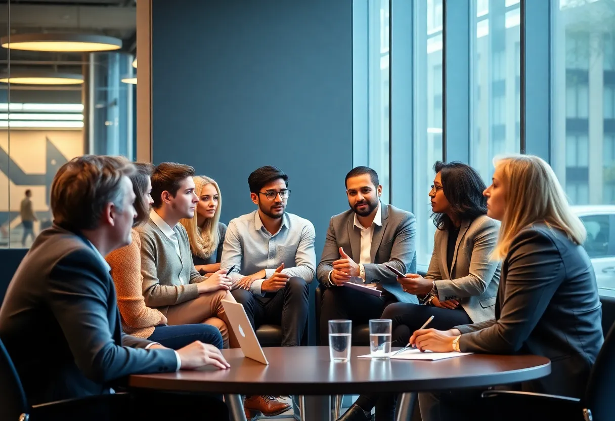 Group discussion on the meaning of citizenship
