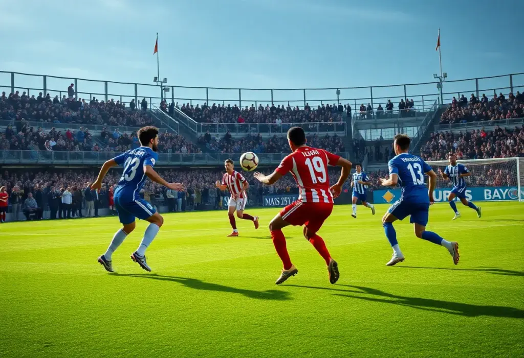 Soccer match between UNC Asheville Women's Soccer and Longwood with players in action.