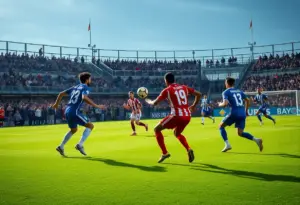 Soccer match between UNC Asheville Women's Soccer and Longwood with players in action.