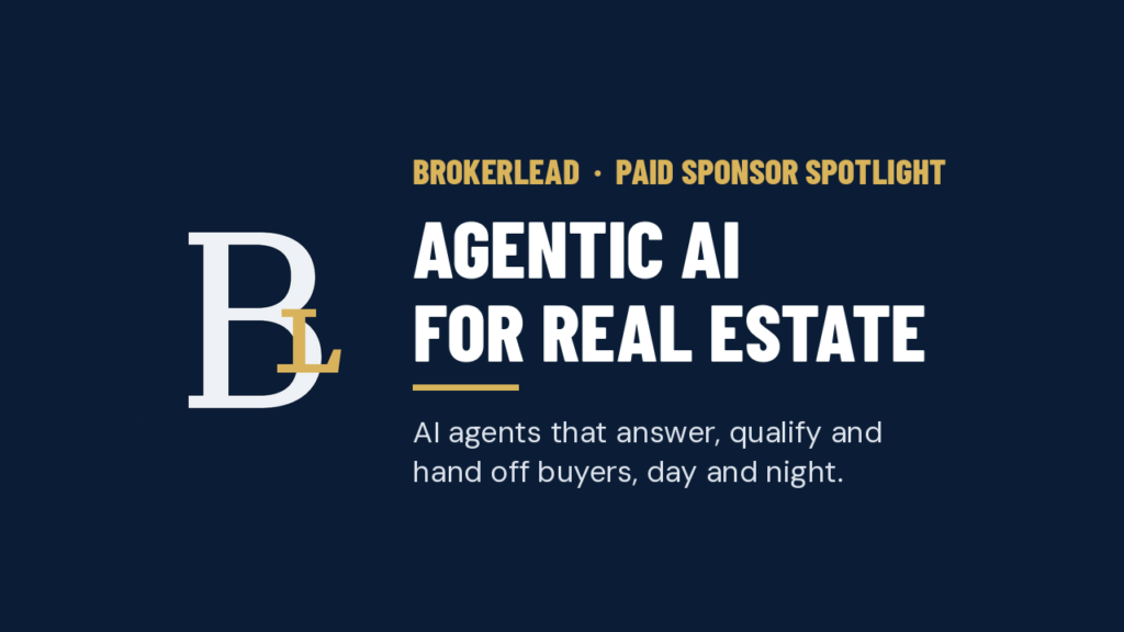 BrokerLEAD agentic AI for real estate, paid sponsor of this HEREAsheville Real Estate Spotlight